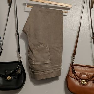 Khaki torrid Lean jeans.